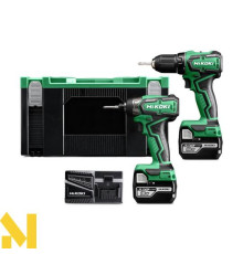 Набір інструментів акумуляторних Hikoki KC18DDWAZ (WH18DDW4Z + DS18DDW4Z) (без АКБ та ЗП)