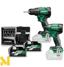 Набір інструментів акумуляторних Hikoki KC18DEWAZ (WH18DEW4Z + DS18DEW4Z) (без АКБ та ЗП)