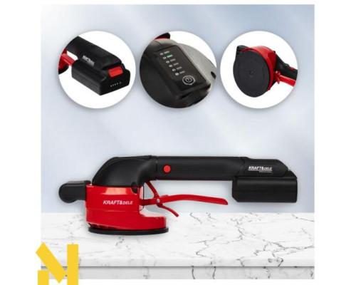 Присоска вібраційна акумуляторна Kraft&Dele KD10792