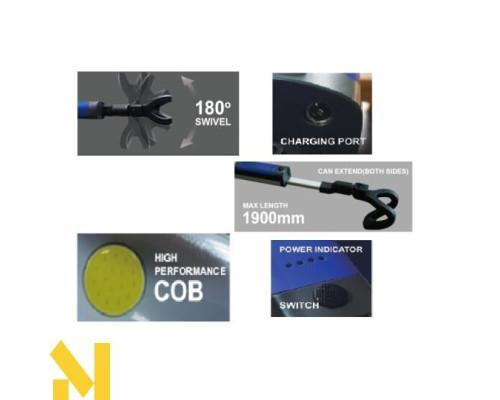 Ліхтар акумуляторний Kraft&Dele KD1260