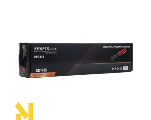 Гайковерт кутовий пневматичний Kraft&Dele KD1435