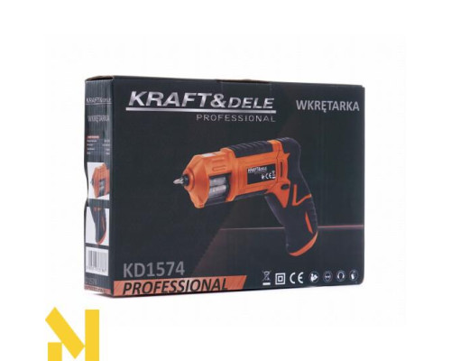 Дриль-шуруповерт акумуляторний Kraft&Dele KD1574