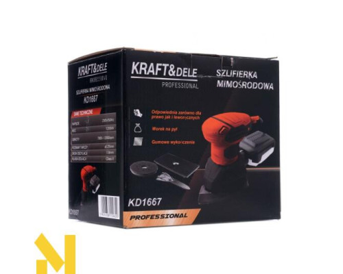 Шліфмашина ексцентрикова Kraft&Dele KD1667