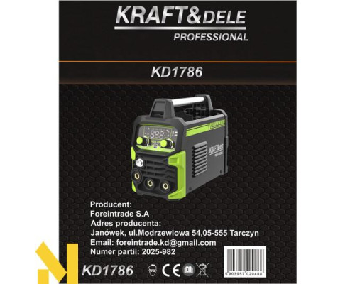Зварювальний апарат Kraft&Dele KD1786