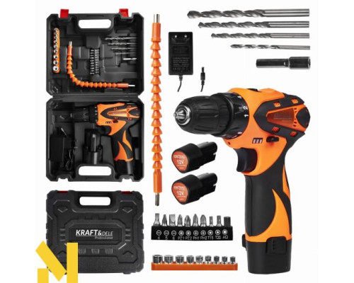 Дриль-шуруповерт акумуляторний Kraft&Dele KD3085