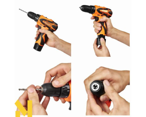 Дриль-шуруповерт акумуляторний Kraft&Dele KD3085