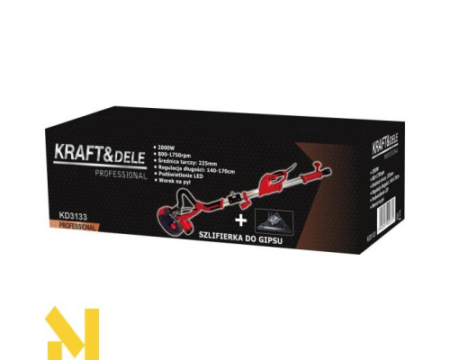 Шліфувальна машина для стін та стелі Kraft&Dele KD3133