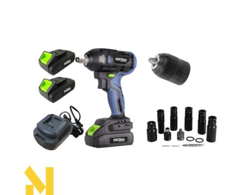 Гайковерт акумуляторний ударний Kraft&Dele KD3408