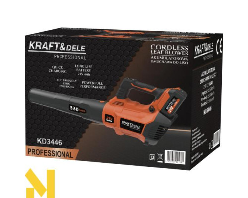 Повітродувка садова акумуляторна Kraft&Dele KD3446