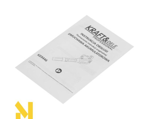 Повітродувка садова акумуляторна Kraft&Dele KD3446