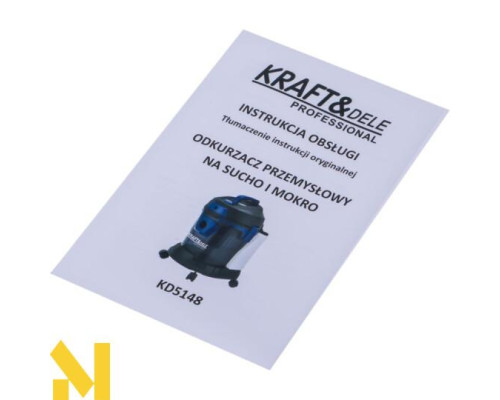 Пилосос промисловий Kraft&Dele KD5148
