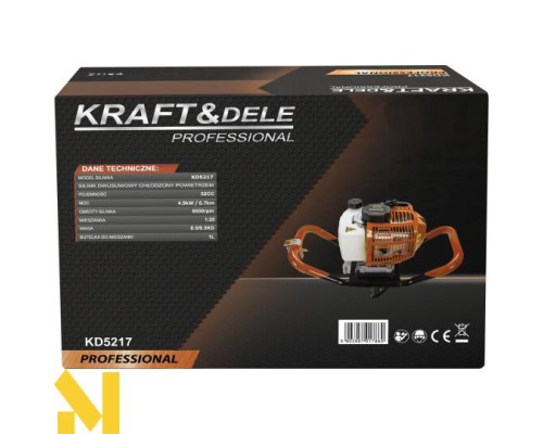 Мотобур Kraft&Dele KD5217