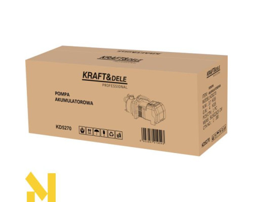 Насос садовий акумуляторний Kraft&Dele KD5270