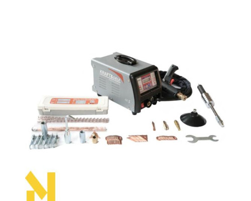 Апарат точкового зварювання (споттер) з візком та аксесуарами Kraft&Dele KD5992