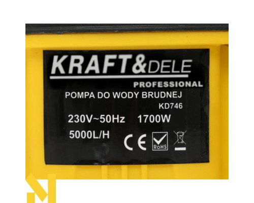 Насос занурювальний Kraft&Dele KD746