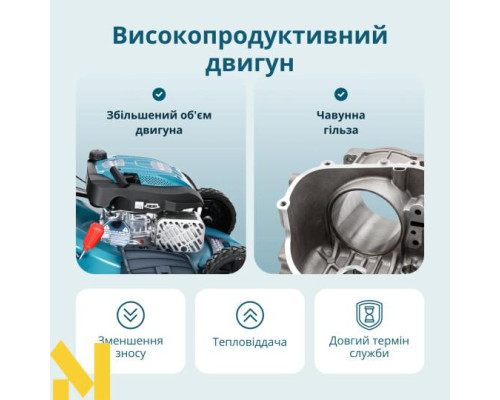 Газонокосарка бензинова Konner&Sohnen KS 51LMG-SP