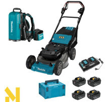 Набір Makita газонокосарка LM001CZ + рюкзак для акумуляторів PDC01 + набір акумуляторів (198091-4)