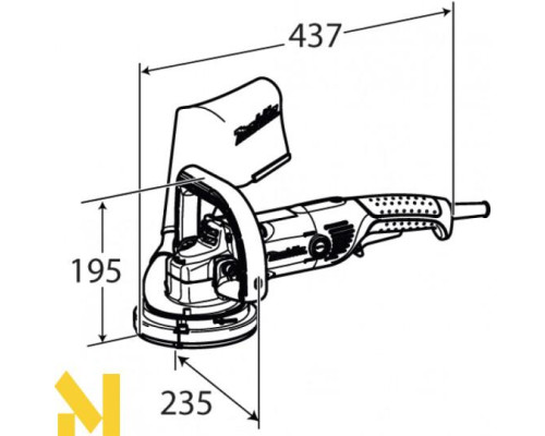 Шліфмашина для бетону Makita PC 5000 C
