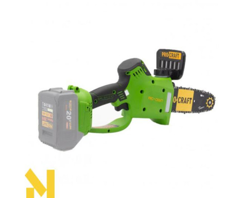 Міні-пила акумуляторна Procraft PKA-20 + зарядний пристрій 20/1 Prof + АКБ 20/4 Universal