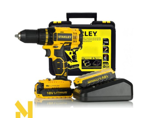 Акумуляторний дриль-шуруповерт Stanley SCD20S2K