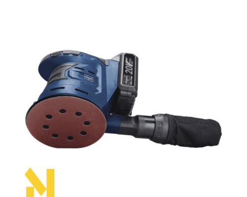 Шліфмашина ексцентрикова акумуляторна Scheppach COS125-20Pro-S (без АКБ та ЗП)