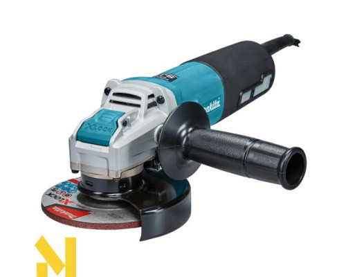 Болгарка (кутова шліфмашина) Makita X-LOCK GA5080RX02 + диски (E-00418)