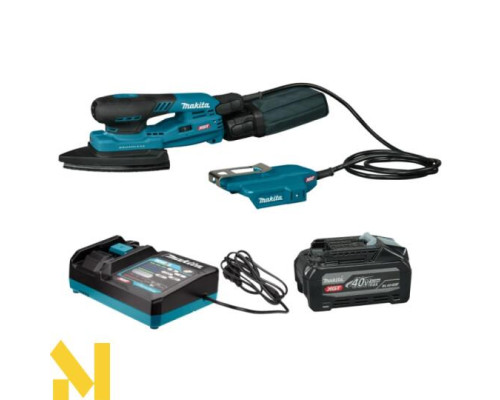 Шліфмашина вібраційна акумуляторна Makita BO006CGZ+ DC40RA + BL4040F