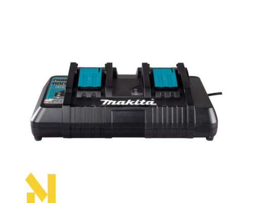 Газонокосарка акумуляторна Makita DLM466Z + 197629-2 (BL1850B x 2, DC18RD, Makpac3)