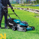 Газонокосарка акумуляторна Makita DLM466Z + 197629-2 (BL1850B x 2, DC18RD, Makpac3)