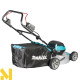 Газонокосарка акумуляторна Makita DLM466Z + 197629-2 (BL1850B x 2, DC18RD, Makpac3)