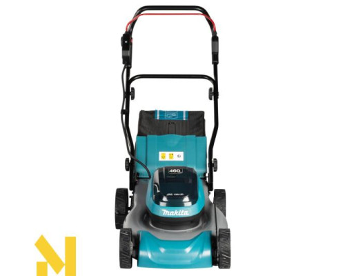 Газонокосарка акумуляторна Makita DLM466Z + 197629-2 (BL1850B x 2, DC18RD, Makpac3)