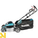Газонокосарка акумуляторна Makita DLM466Z + 197629-2 (BL1850B x 2, DC18RD, Makpac3)