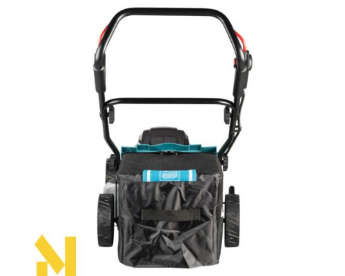 Газонокосарка акумуляторна Makita DLM466Z + 197629-2 (BL1850B x 2, DC18RD, Makpac3)