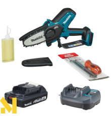 Міні-пила акумуляторна акумуляторна Makita DUC101Z + BLB182 + DCB18WA