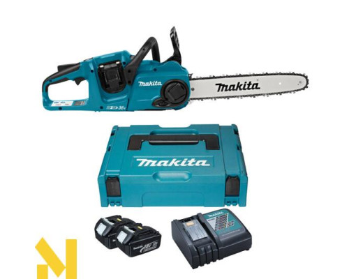 Пила ланцюгова акумуляторна Makita DUC353Z + BL1830x2, DC18RC
