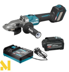 Болгарка (кутова шліфмашина) акумуляторна Makita GA055GZ+ DC40RA + BL4040F