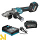 Болгарка (кутова шліфмашина) акумуляторна Makita GA055GZ+ DC40RA + BL4040F