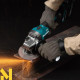 Болгарка (кутова шліфмашина) акумуляторна Makita GA055GZ+ DC40RA + BL4040F