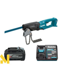 Пила шабельна акумуляторна Makita JR003GZ + DC40RA + BL4040F