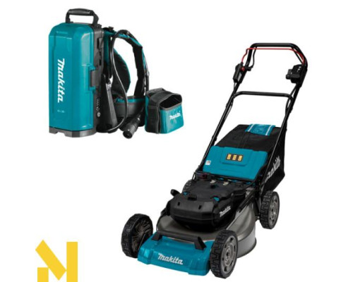 Газонокосарка акумуляторна Makita LM001CZ + PDC01 (без АКБ та ЗП)