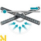 Пістолет акумуляторний для в'язання арматури Makita TR001GZ + DC40RA + BL4040F