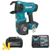 Пістолет акумуляторний для в'язання арматури Makita TR001GZ + DC40RA + BL4040F