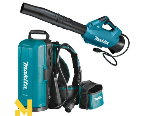 Повітродувка садова акумуляторна Makita UB001CZ + портативний рюкзак для акумуляторів PDC01 (без АКБ та ЗП)
