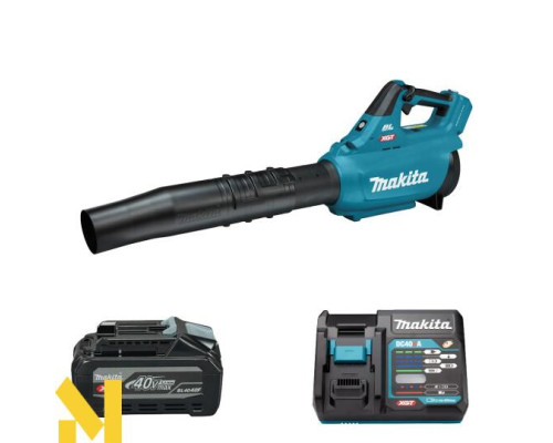 Повітродувка садова акумуляторна Makita UB001GZ + DC40RA + BL4040F