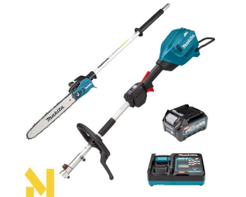 Мультимотор акумуляторний Makita UX01GZ + насадка-висоторіз Makita EY403MP + АКБ BL4025 + ЗП DC40RA