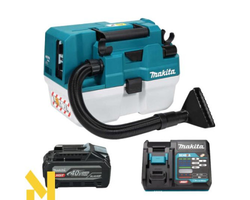 Пилосос акумуляторний Makita VC014GLZ + DC40RA + BL4040F