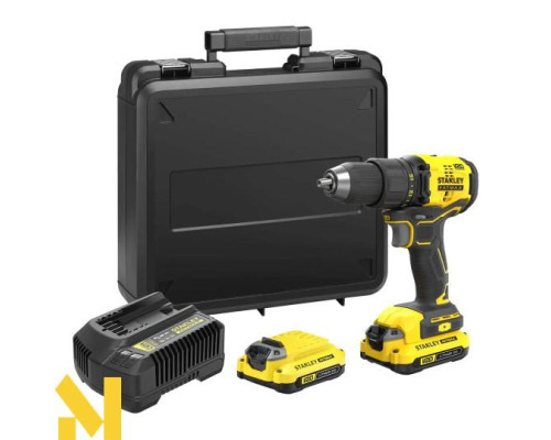 Дриль-шурупокрут акумуляторний STANLEY FATMAX SFMCD710D2K