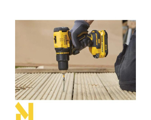 Дриль-шурупокрут акумуляторний STANLEY FATMAX SFMCD710D2K