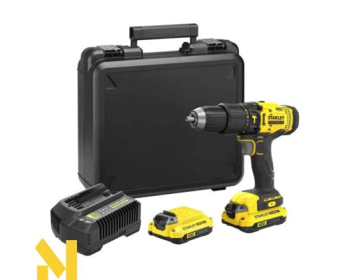 Дриль-шурупокрут акумуляторний STANLEY FATMAX SFMCD711C2K