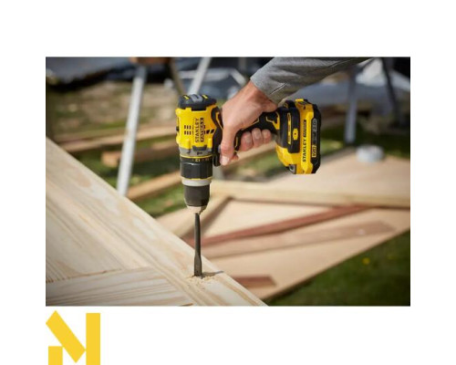 Дриль-шурупокрут ударний акумуляторний STANLEY FATMAX SFMCD721B (без АКБ та ЗП)